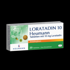 Produktbild von LORATADIN 10 Heumann Tabletten