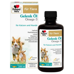 Produktbild von DOPPELHERZ f&uuml;r Tiere Gelenk &Ouml;l f.Hunde/Katzen